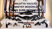 Malatya’da sosyal medyada silah gösterenlere büyük baskın