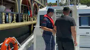 Fethiye açıklarında teknedeki hastalar için acil tahliye operasyonu