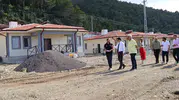 Arsuz’da depremzedeler için inşa edilen 18 yeni ev bitmek üzere