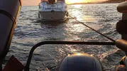 Beylikdüzü açıklarında sürüklenen tekne kurtarıldı