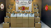 Samsun polisinde kaçak makaron mesaisi