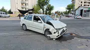 Adıyaman'da trafik kazası Beş aylık bebek ve iki kişi yaralandı