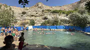 Mardin'de kavurucu sıcağa karşı doğal çözüm Beyazsu Vadisi