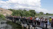 Denizli’de kadınlar ilçeler arası kültür turuna çıktı