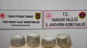 Yüksekova sınırında büyük uyuşturucu sevkiyatına jandarma engeli