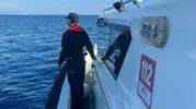 Aydın kıyılarında denizde mahsur kalan dört kişi kurtarıldı