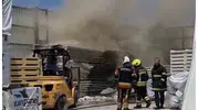 Tarsus sanayi sitesinde korkutan yangın