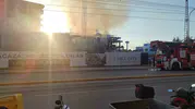 Eskişehir’de inşaat alanında korkutan yangın