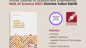 Hitit Üniversitesi'nin mühendislik dergisine uluslararası onay