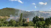 Laçin’de orman yangını korkusu bitti