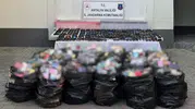 Manavgat deposunda milyonluk kaçak ürün baskını