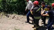 Konya'da kiraz toplarken 4 metreden kanala düştü