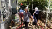 Antalya’da evleri yanan yaşlı çift komşuları sayesinde kurtuldu