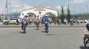 Ardahan’da pedallar sağlık ve doğa için dönüyor