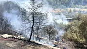 Fethiye'de orman yangını paniği