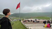 Damal şenliklerinde Atatürk silüeti sürprizi