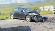 Ardahan’da iki araç çarpıştı 7 kişi hastaneye kaldırıldı