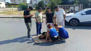Manavgat'ta kaza sonrası gazeteciye tepki çeken tavır