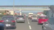 Düzce trafiğinde sürücülerden örnek ambulans koridoru