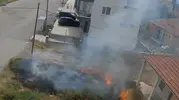 Aksaray’da çocukların maytap oyunu az kalsın mahalleyi yakıyordu