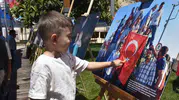 Dursunbey 15 Temmuz gecesini meydanda fotoğraflarla andı
