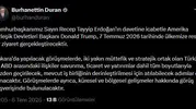 Trump Ankara'ya geliyor Masada savunma ve ticaret var