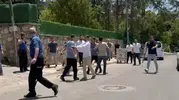Kahta karakolu önünde iki grup birbirine girdi