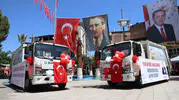 İncirliova Belediyesi filosuna 8 milyon liralık iki yeni çöp kamyonu ekledi