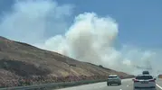 Balıkesir yolunda yangın paniği