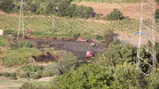 Çanakkale Bayramiç’te tarım arazisinde yangın paniği