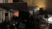 Hatay Dörtyol’da samanlık yangını paniği