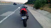 Keşan yolunda motosiklet ve otomobil çarpıştı