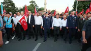 Kayseri iş dünyası 15 Temmuz’u meydanlarda andı
