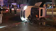 Ereğli'de gece yarısı kavşak kazası