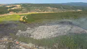 Malkara ormanlarında korkutan yangın kontrol altına alındı