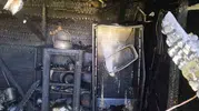 Beypazarı orman yangını iki evi küle çevirdi