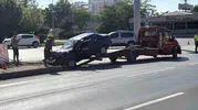 Eskişehir’de hatalı şerit değişimi kazayla bitti