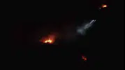 Balıkesir yolunda gece yarısı alevler ormana sıçradı