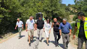 Gerze’nin köy yolları yenileniyor
