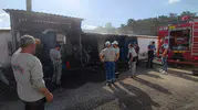Bolu’da tavuk çiftliğinde yangın paniği