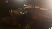 Çınar yolunda otomobil sürüye daldı 15 koyun öldü