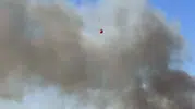 Biga’da tarım arazisi yangını ulaşımı kilitledi