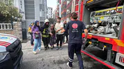 Çorlu'da apartman yangını panik yarattı