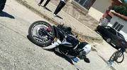 Eskişehir’de trafik kazası Motosikletli yaralandı