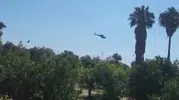 Marmaris Karaca’da çıkan yangın ormana sıçramadan söndürüldü