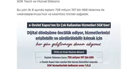 e-Devlet kapısında en çok SGK verilerine bakıyoruz