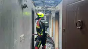 Gönen’deki müstakil ev yangında kullanılamaz hale geldi
