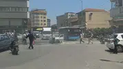 Salihli'de seyir halindeki otomobil alev topuna döndü