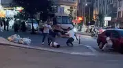 Gaziosmanpaşa'da bir kişiye acımasız meydan dayağı