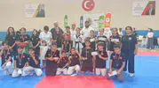 Malatyalı minik tekvandocular madalyaları topladı